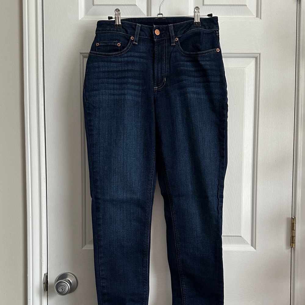 L.L. Bean High Rise Dark Indigo Jeans